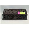 Image 1 : ANTIQUE WOOD SCROLLWORK BOX