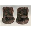 Image 1 : PAIR ANTIQUE BRONZE BOOKENDS