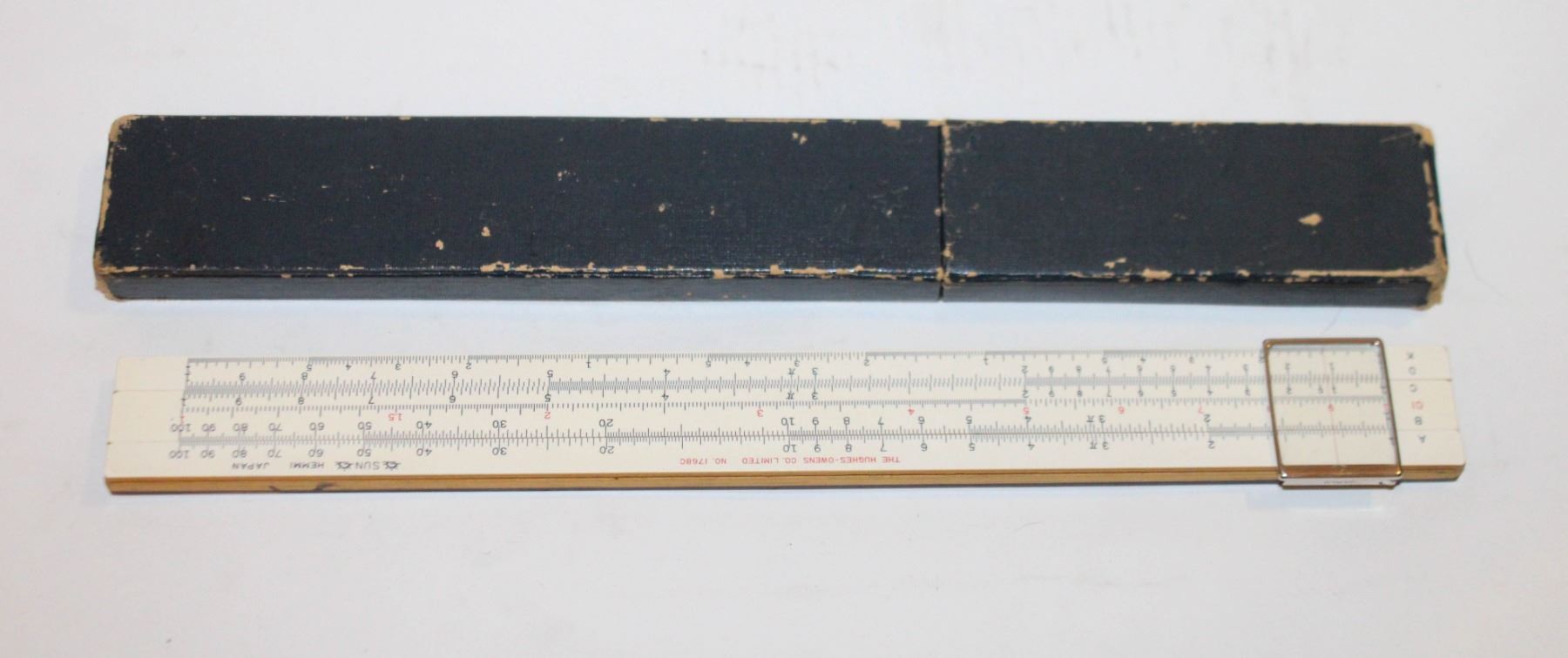 ANTIQUE MATHEMATIC SLIDE RULER