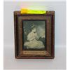 Image 1 : ANTIQUE SMALL PICTURE OF GIRL