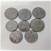 Image 1 : LOT OF 8 CANADA $1 & 50 CENT COINS