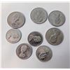 Image 2 : LOT OF 8 CANADA $1 & 50 CENT COINS