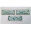 Image 2 : LOT 3 1954 CANADA $1 BILLS