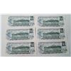 Image 2 : LOT 6 UNCIRC SEQUENTIAL CANADA $1 BILLS