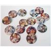 Image 1 : 180S EDMONTON OILERS PLAYER BUTTON COLLECTION