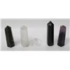 Image 1 : LOT OF 5 AMETHYST & CRYSTAL POINTS