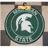 Image 1 : 26" ROUND MICHIGAN STATE MAT