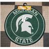 Image 1 : 26" ROUND MICHIGAN STATE MAT