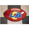 Image 1 : 30.5" X 21.5" OVAL LOS ANGELES RAMS MAT