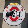 Image 1 : 26" ROUND OHIO STATE BUCKEYES BASEBALL MAT