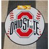 Image 1 : 26" ROUND OHIO STATE BUCKEYES BASEBALL MAT