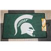 Image 1 : 29" X 18" MICHIGAN STATE SPARTANS MAT