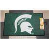 Image 1 : 29" X 18" MICHIGAN STATE SPARTANS MAT