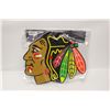 Image 1 : 15" X 13" CHICAGO BLACKHAWKS FOAM WALL SIGN
