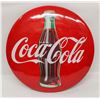 Image 1 : 16" ROUND BUTTON COCA-COLA WALL SIGN