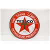 Image 1 : 12" ROUND TEXACO SIGN