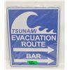 Image 1 : 11X17" TSUNAMI SIGN