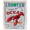 Image 1 : 11X17" LOBSTER SIGN
