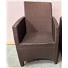 Image 5 : Qty 1 JANUS et Cie Woven Patio Lounge Chair, Approx. 22.5"W, 34.5"H, 18.5" Seat Depth