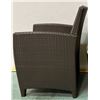 Image 2 : Qty 1 JANUS et Cie Woven Patio Lounge Chair, Approx. 22.5"W, 34.5"H, 18.5" Seat Depth