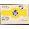 Image 1 : 1973-74 O-PEE-CHEE TORONTO MAPLE LEAFS INSERT RING