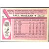 Image 2 : 1987-88 O-PEE-CHEE PAUL MacLEAN