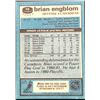 Image 2 : 1981-82 TOPPS BRIAN ENGBLOM
