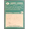 Image 2 : 1960 TOPPS CFL GERRY JAMES (HOF)