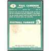 Image 2 : 1960 TOPPS CFL PAUL CAMERON