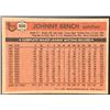 Image 2 : 1981 TOPPS JOHNNY BENCH (HOF)