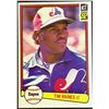 Image 1 : 1982 DONRUSS TIM RAINES (HOF) ROOKIE CARD