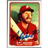 Image 1 : 1982 FLEER MIKE SCHMIDT (HOF) - SIGNED