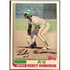 Image 1 : 1982 TOPPS RICKEY HENDERSON (HOF)