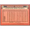 Image 2 : 1986 TOPPS REGGIE JACKSON (HOF)