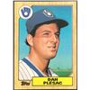 Image 1 : 1987 TOPPS DAN PLESAC ROOKIE CARD
