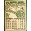 Image 2 : 1967 O-PEE-CHEE ORLANDO CEPEDA (HOF)