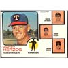 Image 1 : 1973 TOPPS WHITE HERZOG (HOF)
