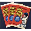 Image 1 : 1981 TOPPS GIANT PHOTO CARD PACKS (3)