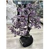 Image 2 : 29 X 26 INCH  AMETHYST CRYSTAL TREE WITH AMETHYST BASE ( BRAZIL HANDMADE )
