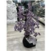 Image 4 : 29 X 26 INCH  AMETHYST CRYSTAL TREE WITH AMETHYST BASE ( BRAZIL HANDMADE )