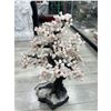 Image 3 : 29 X 21 INCH ROSE QUARTZ CRYSTAL TREE WITH AMETHYST BASE ( HANDMADE BRAZIL )