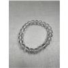 Image 2 : BRAND NEW CLEAR QUARTZ AND CHAKRA BRACELET 8MM