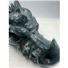 Image 8 : 6 X 3 INCH MOSE AGATE DRAGON SKULL