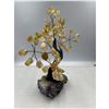 Image 2 : 8 x 7 INCH CITRINE  ( HEATED AMETHYST ) WITH AMETHYST BASE BONSAI CRYSTAL TREE HANDMADE