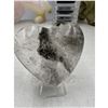 Image 1 : 1.6 INCH AGATE HEART  WITH FORMATION