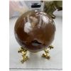 Image 4 : 2.13 INCH  54.2 MM FLOWER AGATE SPHERE