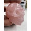 Image 5 : 2.0 INCH ROSE QUARTZ SKULL