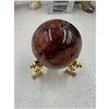 Image 1 : 1.7 INCH RED CARNELIAN SPHERE(GOOD QUALITY )