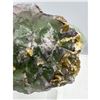 Image 8 : 8 X 7 INCH RARE FORMATION  PURPLE AND GREEN FLUORITE WITH BARITE ON STAND