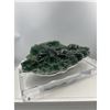 Image 2 : 12 X 6 INCH DARK  GREEN FLUORITE SPECIMEN BASE INCLUDED